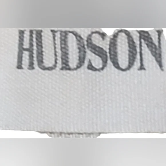 HUDSONWhite Blinder Skinny Biker Moto Distressed JeansSize: 30x32